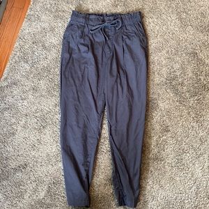 Loft blue paper bag pants Size M